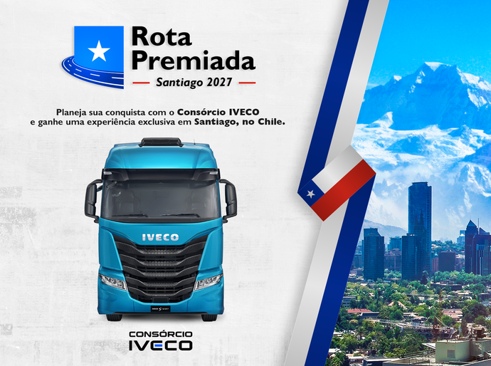 Consórcio IVECO premia clientes com viagem para o Chile