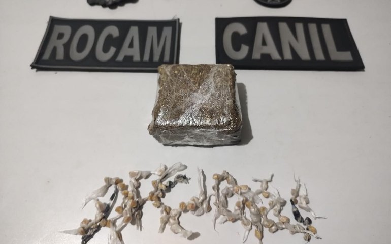 PM apreende maconha e crack durante operação em Arapiraca