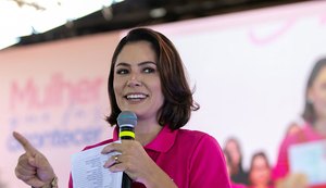 Michelle Bolsonaro. / Foto: Assessoria.