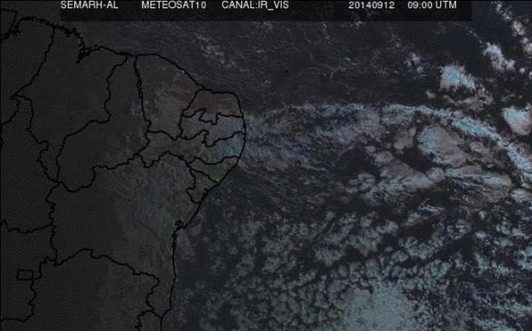 Tempo nublado durante o final de semana em Alagoas; confira a previsão do tempo