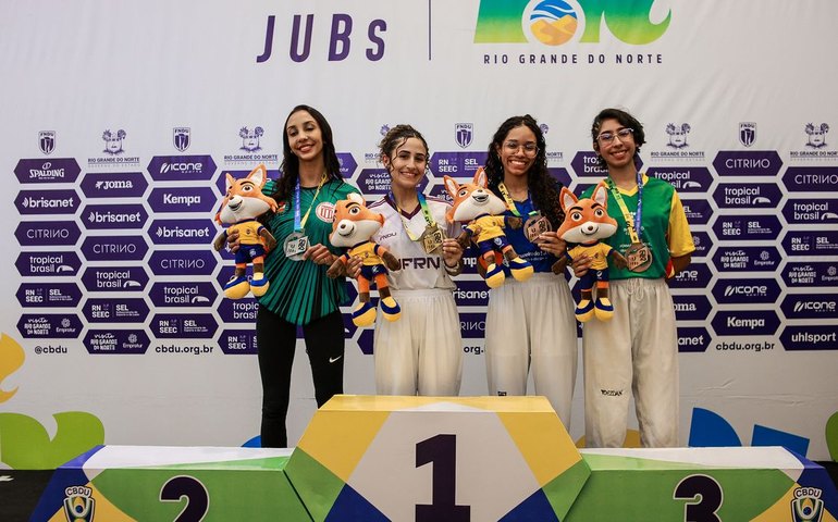 Atleta do taekwondo se despede de seu último JUBs com tricampeonato