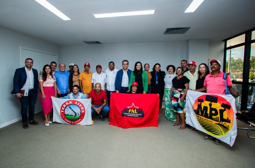 Movimentos Sociais do campo são recebidos no Palácio República dos Palmares