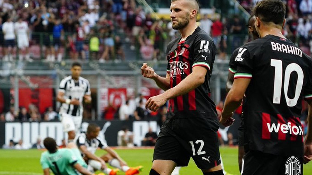 Atual campeão, Milan vence Udinese na primeira rodada do Italiano