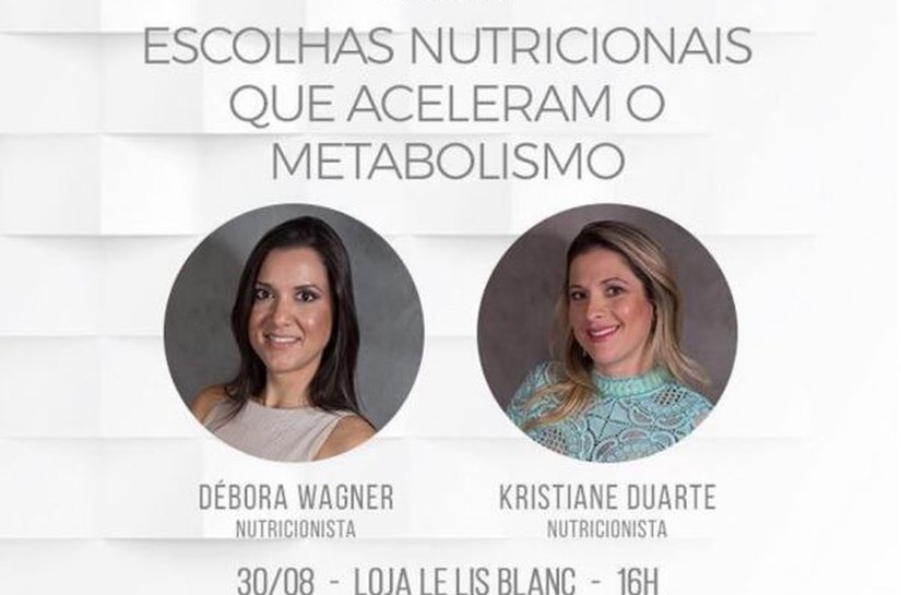 “Escolhas nutricionais que aceleram o metabolismo” é tema de evento gratuito nesta quarta