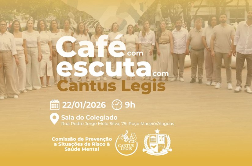 Janeiro branco: Comissão de Saúde Mental do MPAL apresentará coral como ferramenta de bem-estar