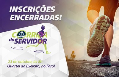 Confira lista de inscritos na Corrida do Servidor