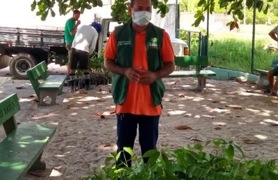 Meio Ambiente de Branquinha garante centenas de mudas de árvores para arborização da cidade