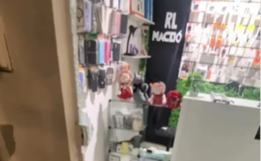 Loja de acessórios é arrombada durante a madrugada no bairro Santa Lúcia