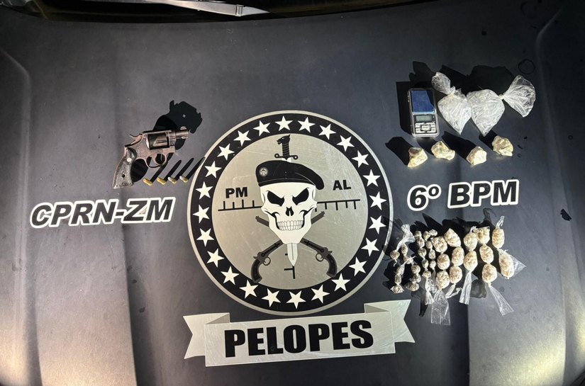 PM prende liderança do tráfico com atuação em Porto Calvo