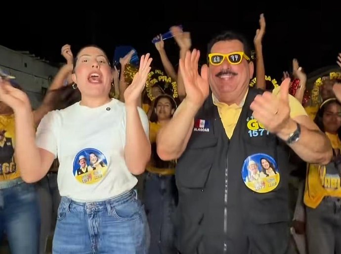 GG junto com a filha intensificam campanha no mano a mano na região metropolitana visando Brasília e ALE