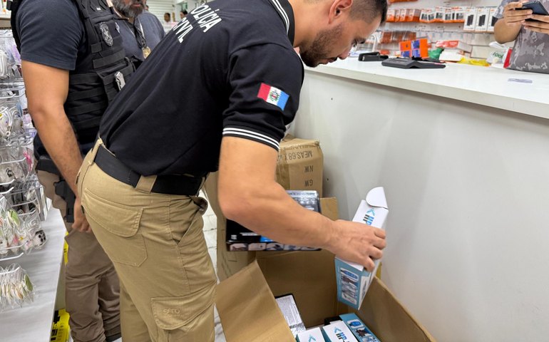 Operação conjunta entre Dracco e Procon/AL combate venda ilegal de cigarros eletrônicos