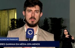 Mulheres ganham em média 20% menos