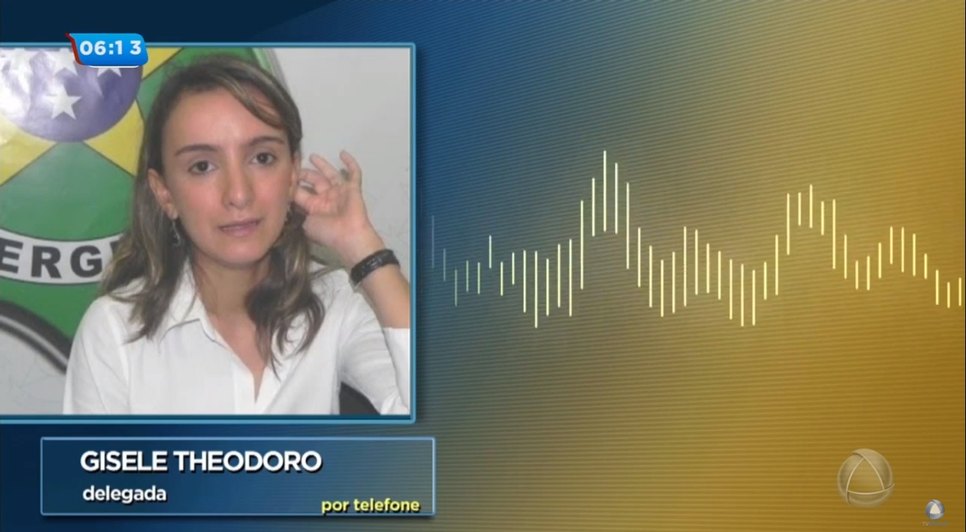 Delegada Gisele Theodoro / Foto: Reprodução da TV Atalaia