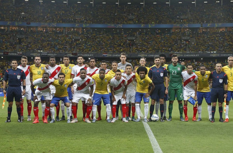 brasil e peru / Foto: rafael riberio - cbf