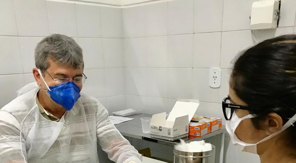 TESTE RÁPIDO CORONA ARACAJU / Foto: ASCOM/SMS