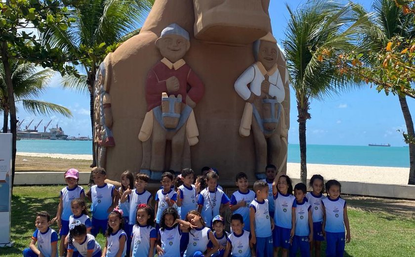 Estudantes da Educação Infantil participam do projeto Olhar e viver Maceió