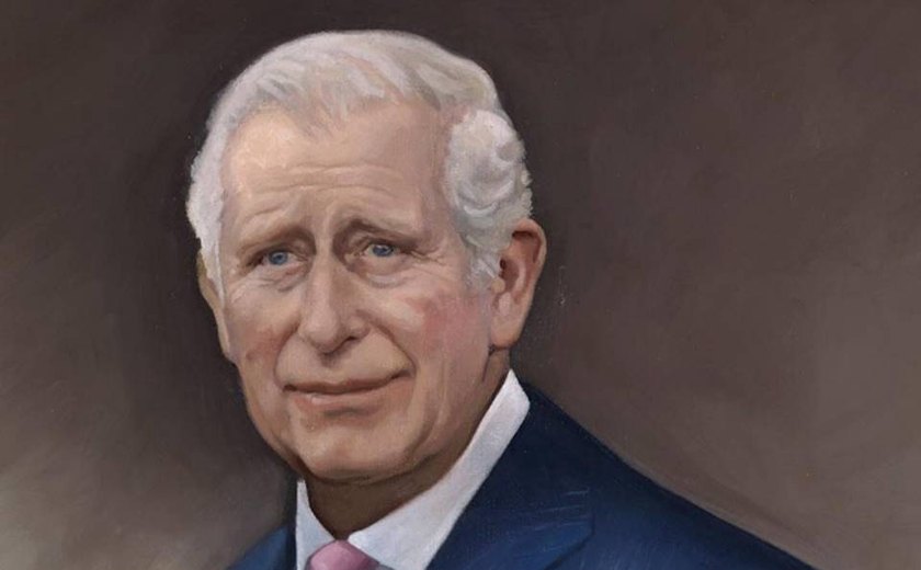 Retrato de rei Charles III é vandalizado em Londres por veganos: 'Objetivo é criar um debate'