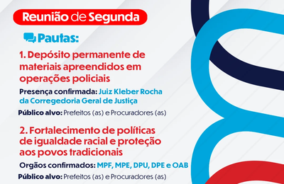 AMA realiza reunião com debates sobre segurança pública e promoção da igualdade racial nesta segunda (30)