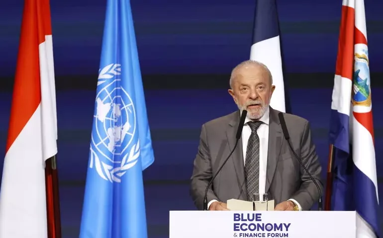 Lula critica ausência dos EUA em cúpula da ONU sobre oceanos