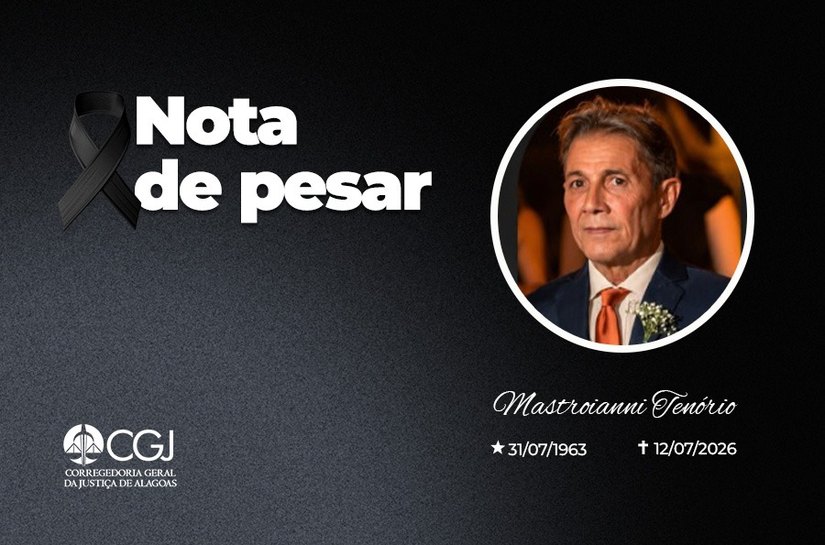 Corregedor-geral da Justiça de Alagoas lamenta falecimento de Mastroianni Tenório