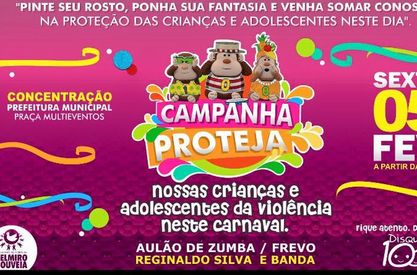 Desenvolvimento Social de Delmiro realiza Campanha ‘PROTEJA’ no Carnaval