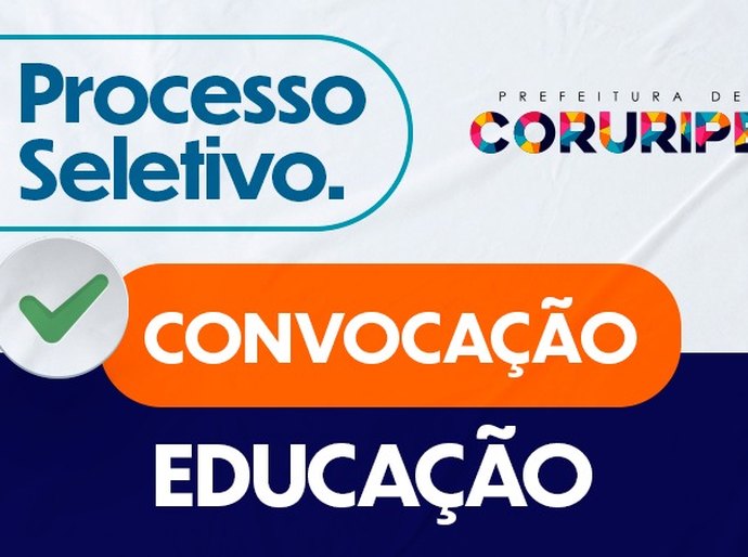 Convocação: candidatos aprovados no PSS da Educação de Coruripe devem se apresentar a partir de terça (17)