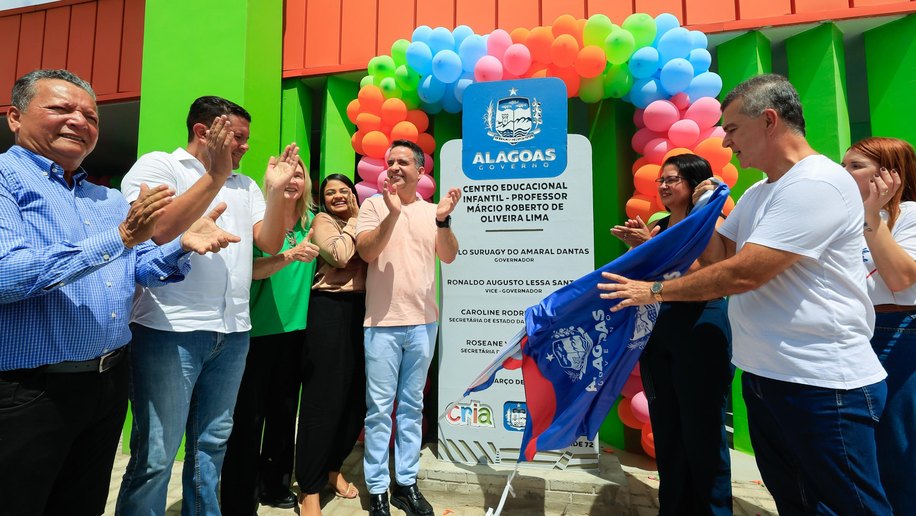 Governador Paulo Dantas entrega mais duas creches Cria em Maceió