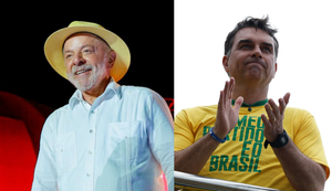 Última pesquisa BTG/Nexus, publicada nessa terça (13), aponta empate técnico entre Lula e Flávio Bolsonaro