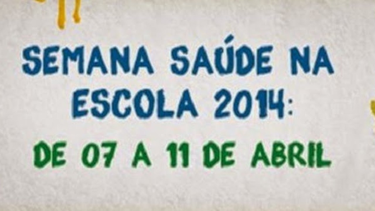 Semana Saúde na Escola acontece até o dia 11 de abril em todo o país