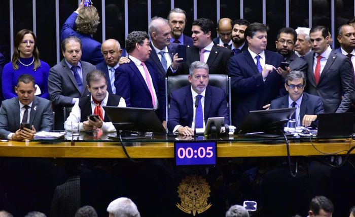 Arthur Lira comanda a sessão do Plenário Arthur Lira comanda a sessão do Plenário