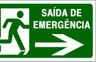 Saída de emergência para JHC