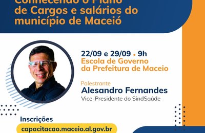 Escola de Governo promove palestra sobre plano de cargos e salários em parceria com sindicato