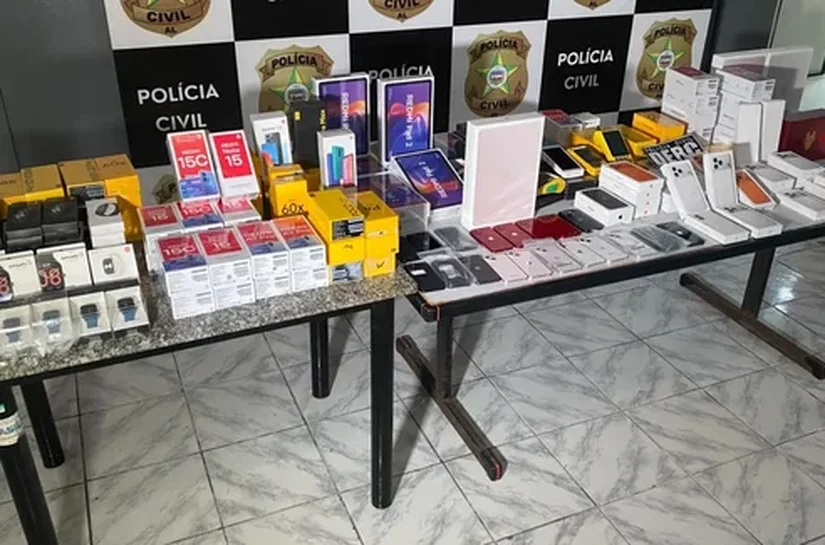 Polícia apreende R$ 500 mil em eletrônicos sem nota fiscal em Maceió