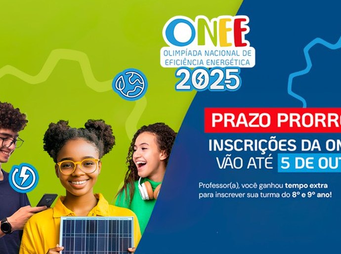 Última chance: prazo para as inscrições na Olimpíada Nacional de Eficiência Energética 2025 é prorrogado até 5 de outubro