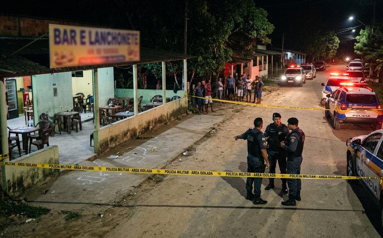 Ataque a tiros em bar deixa um morto e quatro feridos em Cachoeiras de Macacu