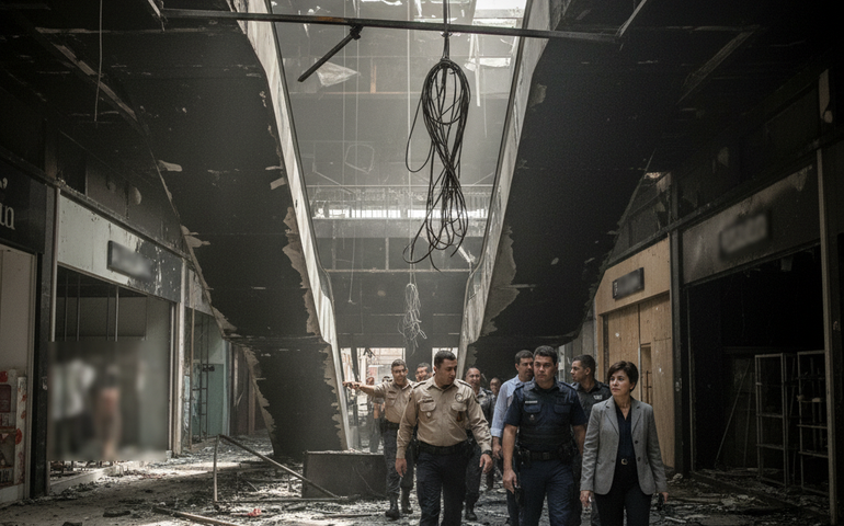 Incêndio no Shopping Tijuca: polícia ouve superintendente e apura falha em alarme