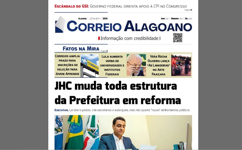JHC muda toda estrutura da Prefeitura em reforma