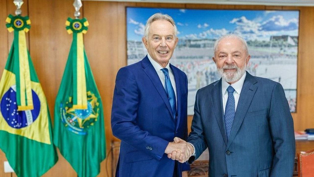 Lula recebe nesta segunda-feira Tony Blair, ex-primeiro-ministro britânico  