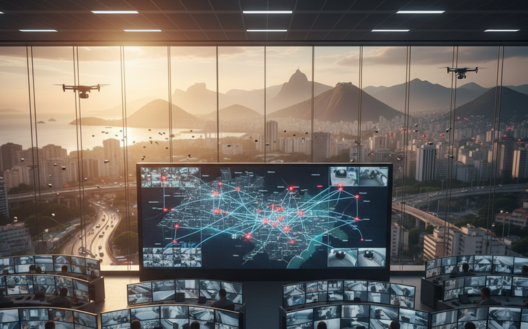 Cerco digital: até 2028, Centro de monitoramento terá acesso a imagens de mais de 245 mil câmeras em todo o Estado do Rio