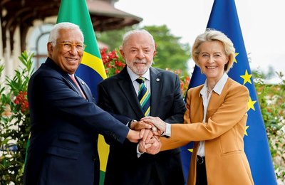 Lula se reúne com os presidentes da Comissão Europeia e do Conselho Europeu