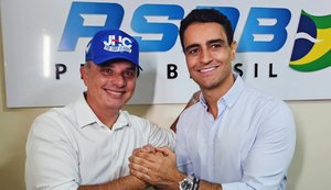 Kil de Freitas e JHC. Fonte: Ascom PSDB