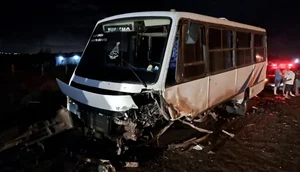 Motorista morre após colidir com micro-ônibus em Moita Bonita