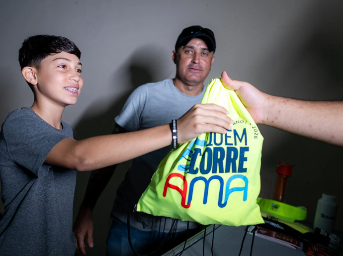 Entrega de kits da “Quem Corre AMA” tem início nesta sexta-feira