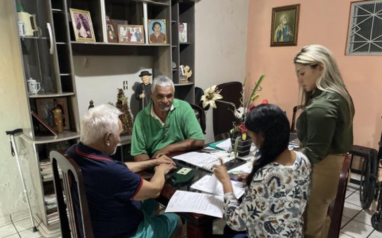 Alagoas Previdência leva atendimento domiciliar a idosos com mais de 80 anos