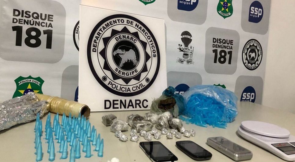 irmãos preso droga / Foto: SSP