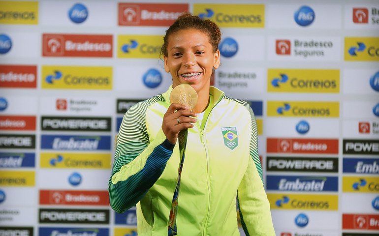 Com Rafaela Silva, Brasil vence Japão no 1º dia do Desafio Internacional de Judô
