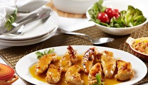 Frango com laranja 