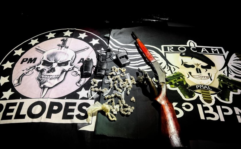 Confronto com a PM termina com dois mortos e apreensão de drogas e armas em Maragogi