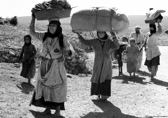 Palestinos vivem na Faixa de Gaza o maior êxodo desde 'Nakba', há 75 anos