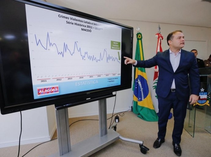 Governador e SSP apresentam números de homicídios em Alagoas nesta sexta